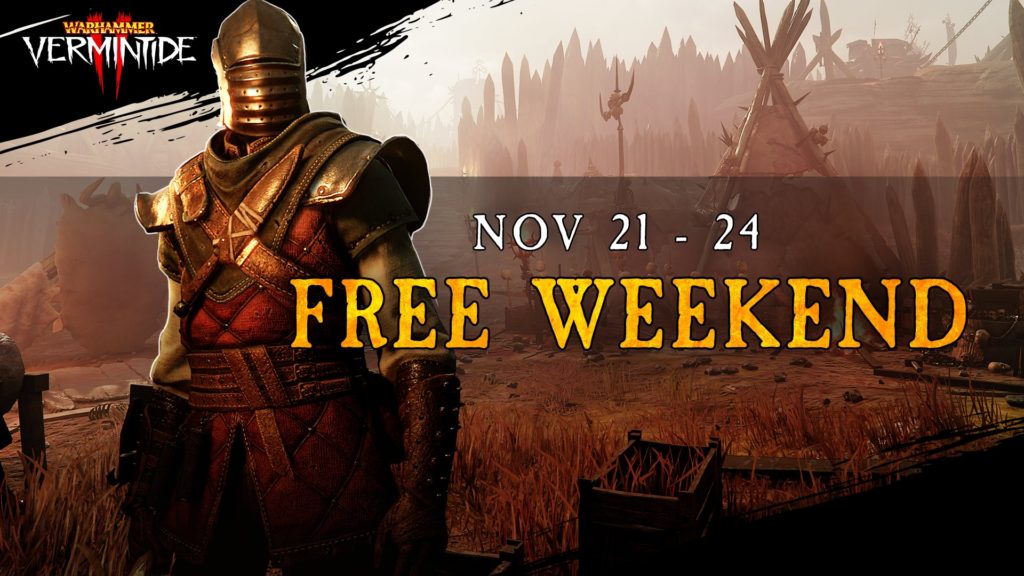 Разработчики Warhammer: Vermintide 2 предлагают поиграть бесплатно.