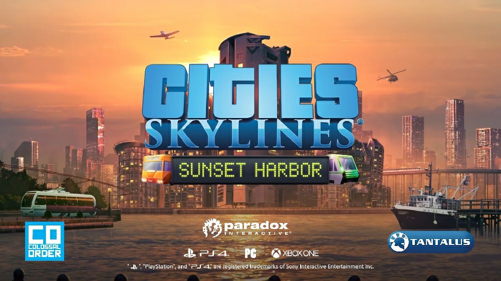 Cities: Skylines получит дополнение Sunset Harbor