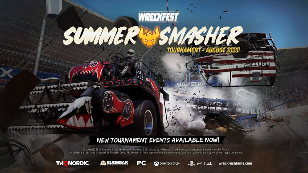 Wreckfest запускает турнир SUMMER SMASHER