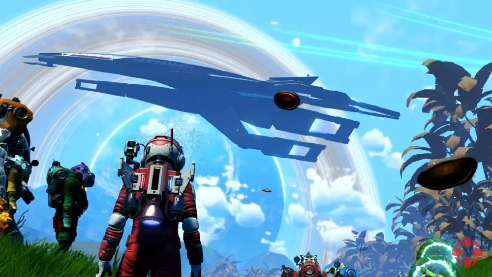 SR-1 Normandy прилетела в No Man’s Sky