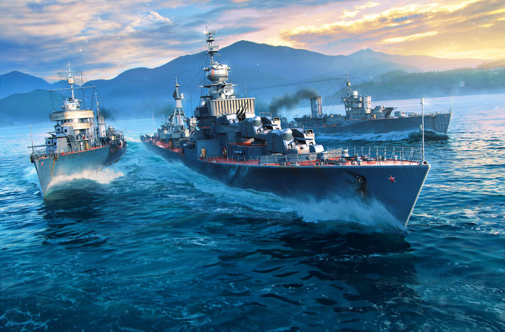 World of Warships Blitz получила 5 кораблей ко Дню ВМФ России