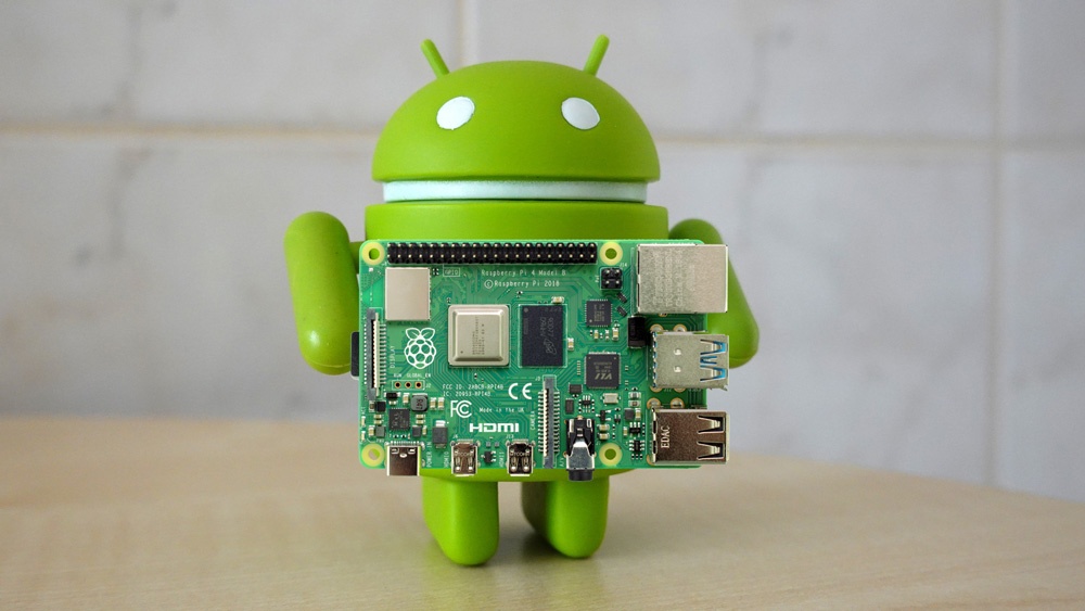 Вышла неофициальная сборка Lineage OS 19.0 (Android 12) для Raspberry Pi 4 B