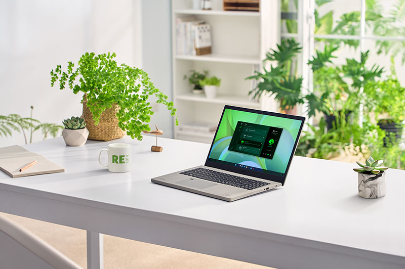 Acer представила “зелёный” ноутбук Aspire Vero