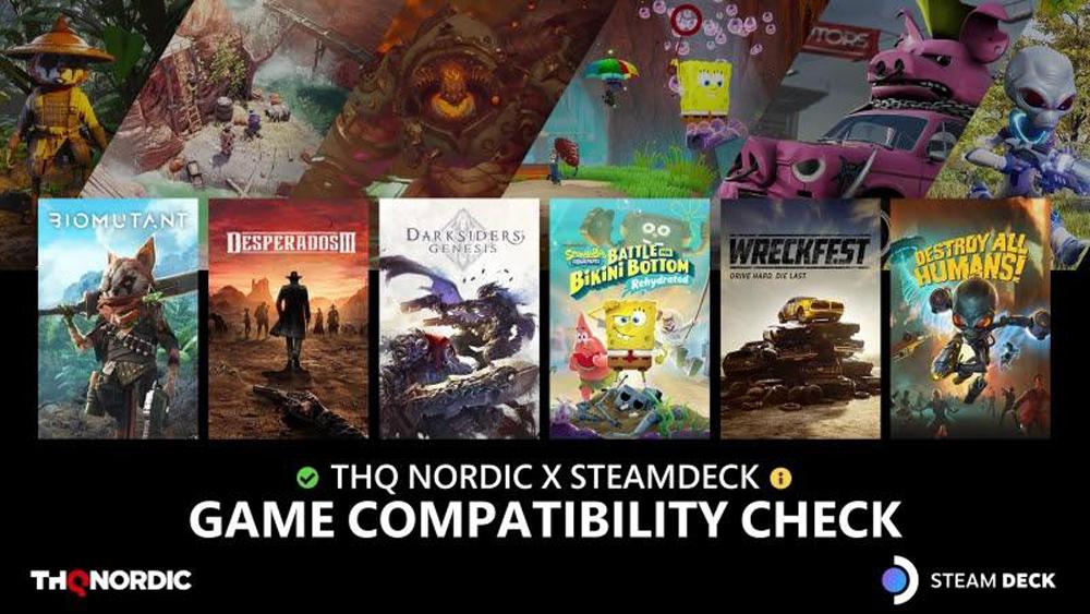 THQ Nordic представила список совместимых со Steam Deck игр