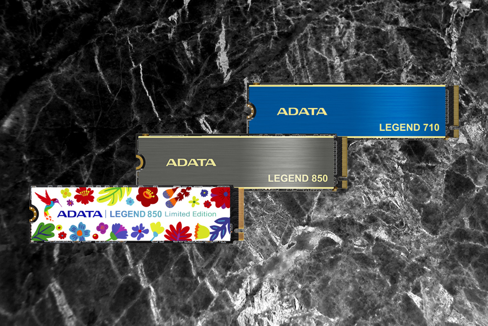 ADATA представила накопитель LEGEND 850 PCIe Gen4 x4 M.2 2280 и его спецверсию