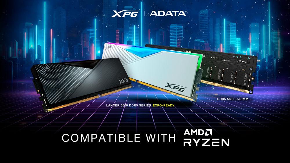 ADATA представила LANCER DDR5 5600 с поддержкой AMD EXPO