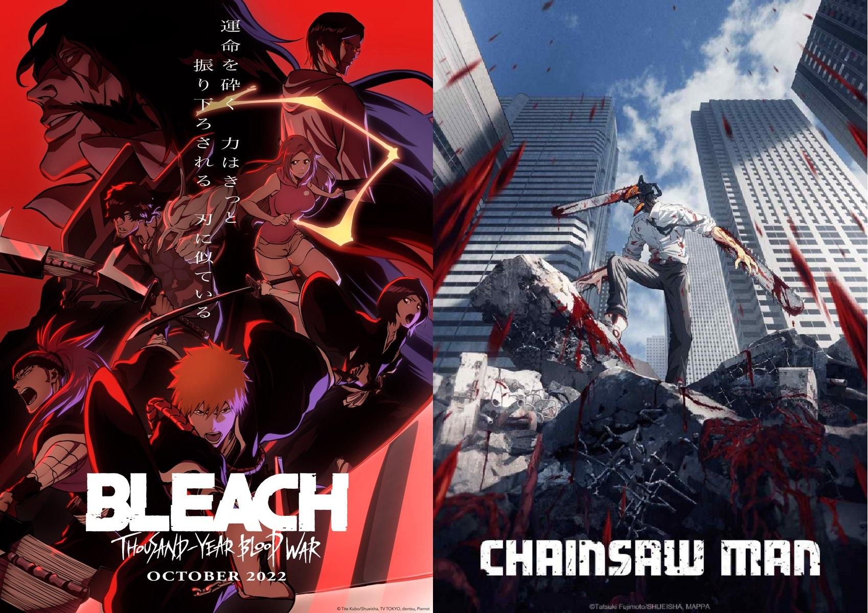 Новости Аниме: Bleach и Chainsaw Man