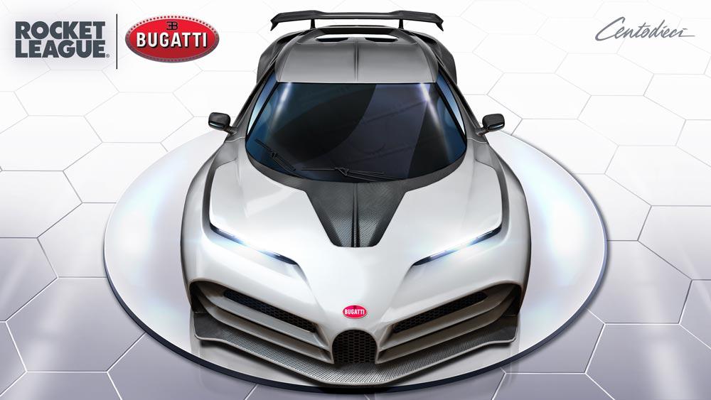 В Rocket League появится лицензионный автомобиль Bugatti