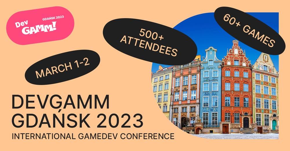 Конференция разработчиков DevGAMM пройдет в этом году в Гданьске