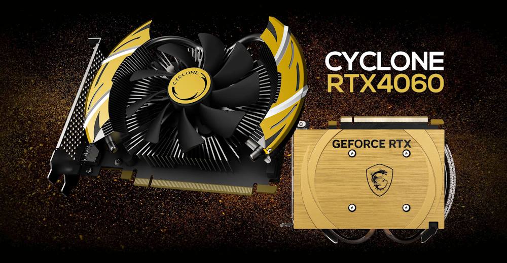 MSI выпустила GeForce RTX 4060 Cyclone