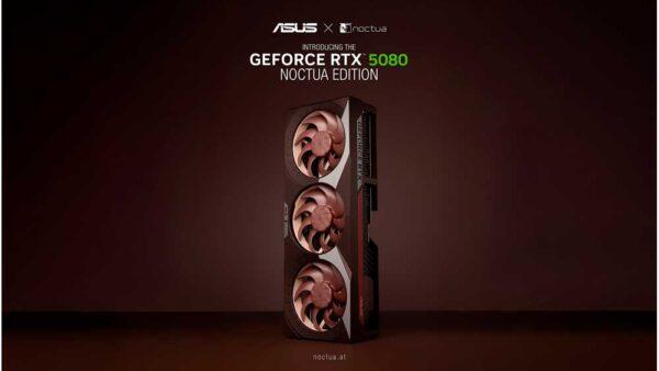 ASUS и Noctua представили новую совместную разработку – GeForce RTX 5080 Noctua Edition
