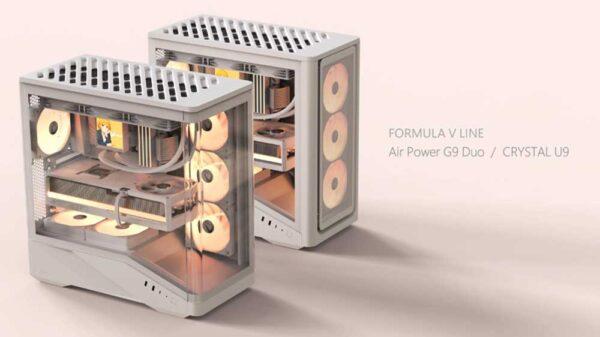 Тайваньская Formula V Line представила три стильных корпуса Crystal Z7, Crystal U9 Series и Air Power G9 Duo