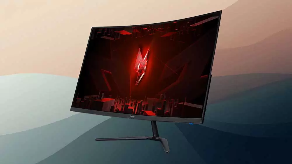 На таком можно и с горки кататься: Acer представила здоровенный изогнутый игровой монитор Nitro ED320QUS3