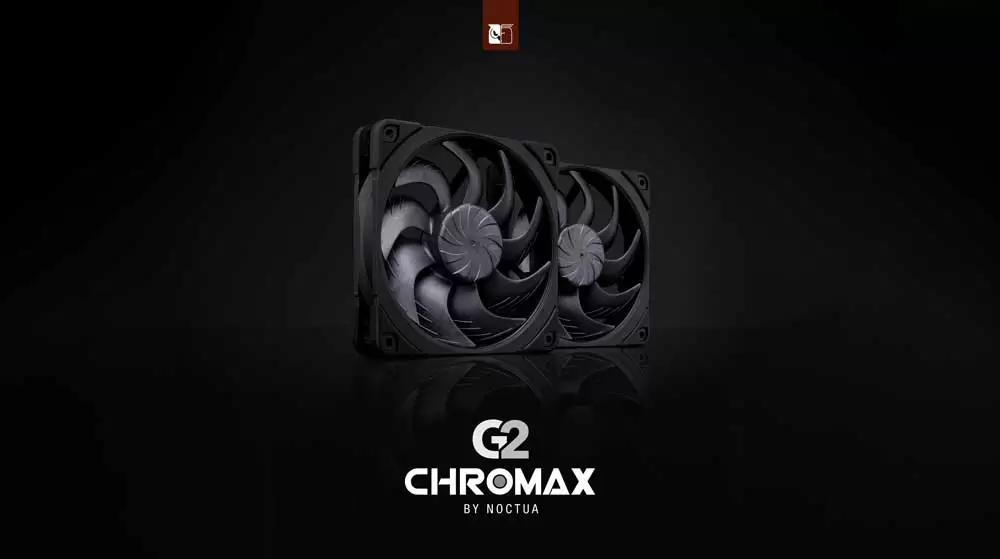 Noctua представила новую версию своего 120-миллиметрового флагманского кулера NF-A12x25 G2 в исполнении chromax.black