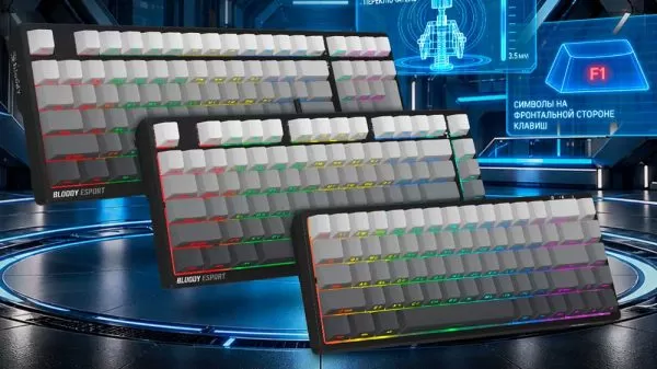 Bloody представила три новые игровые клавиатуры: MS68 Plus, MS76 Plus и MS98 Plus